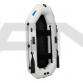 OMEGA - Надуваема гребна лодка с твърдо дъно 250 LS PS светло сива